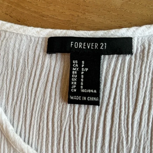 Forever 21 Perfect Little White Sundress Minidress - Size S - Picture 3 of 6